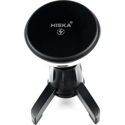 هولدر شارژر وایرلس خودرو هیسکا مدل HK-2354W مگنتی دریچه کولری