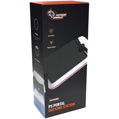 پایه شارژ پلی استیشن پورتال پورودو Porodo مدل PD-X635-WH با RGB