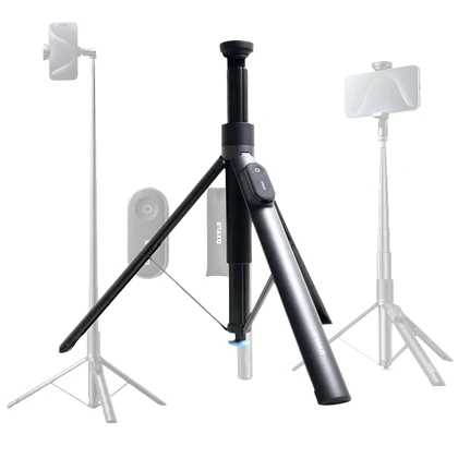 مونوپاد حرفه ای شاتردار و سه‌پایه موبایل رتاکو RZP001-AB226