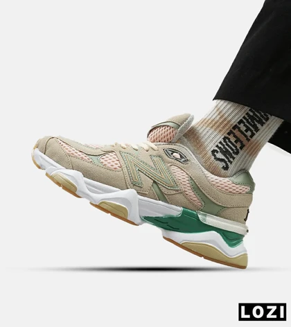 کفش کتانی مردانه و زنانه گلبهی سبز NEW BALANCE 9060 مدل 4152