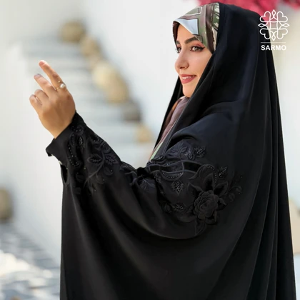 چادر آویز عباسی کرپ ندای کره اصل