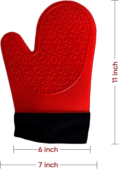 دستکش فر سیلیکونی کوتاه برند شنگیا