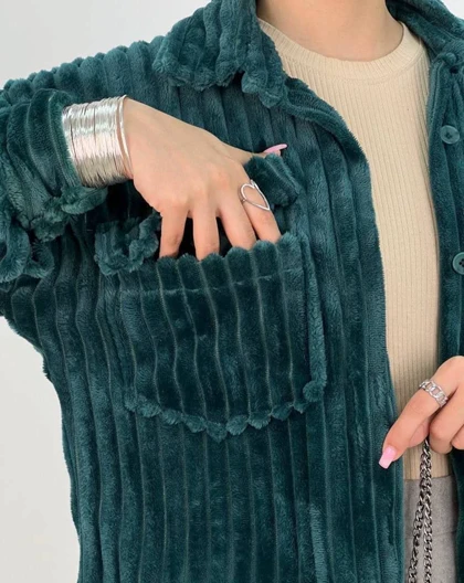 مانتو تدی فتیله ای