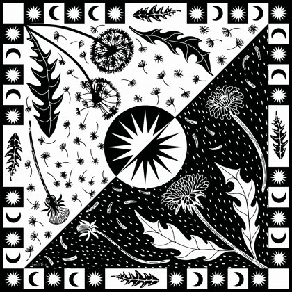 روسری نخ پنبه قاصدک