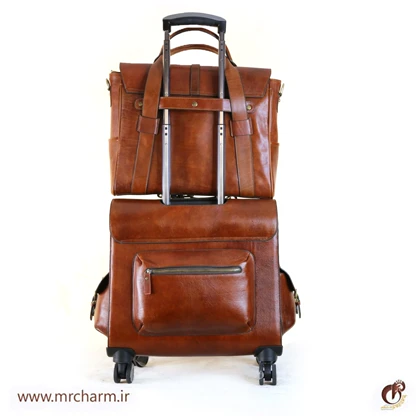 چمدان خلبانی ست اداری چرم mrc168-09