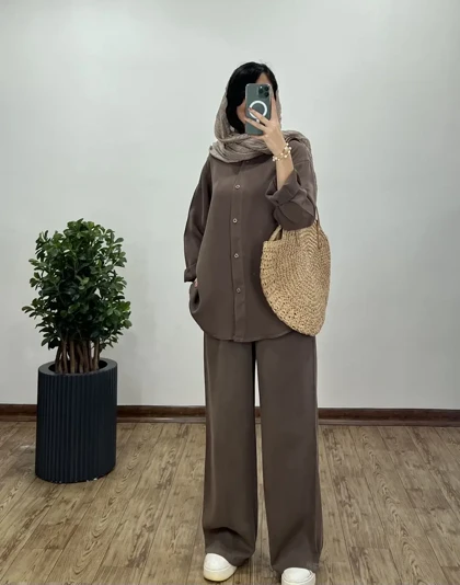 تونیک مانتویی سیلک لطیف 4