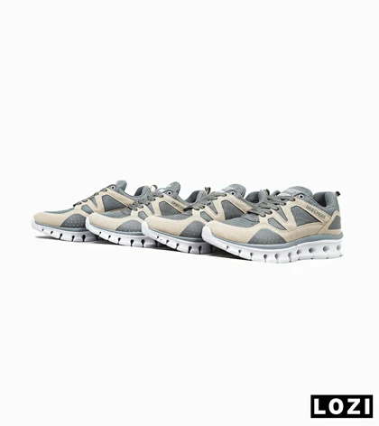 کفش کتانی طبی زنانه و مردانه طوسی کرم SKECHERS element 2.0