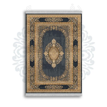 *جدید* فرشینه از جنس پارچه شانل مخمل ترک طرح فانتزی برند دفه کد 1002