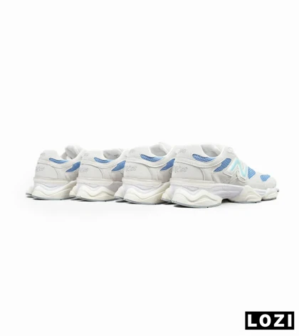 کفش کتانی زنانه طوسی آبی NEW BALANCE 9060