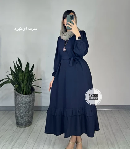 پیراهن مانتویی دل آرا 2