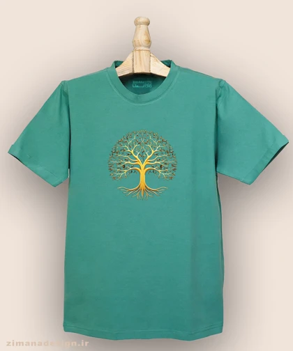 تیشرت مردانه و زنانه طرح درخت زندگی کد 958