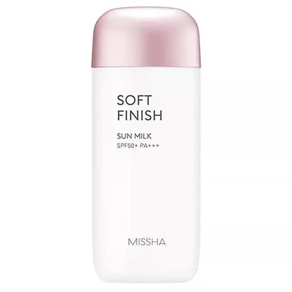 کرم ضد آفتاب میشا SPF50 مدل Soft Finish مناسب انواع پوست حجم 70 میلی لیتر