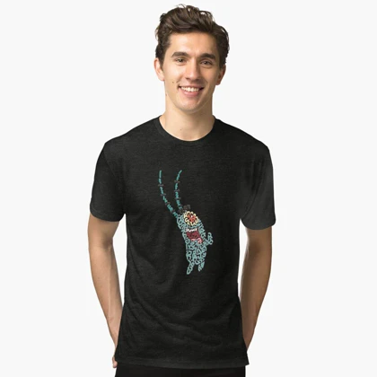 تیشرت Spongebob | تیشرت باب اسفنجی طرح Plankton کد 118799