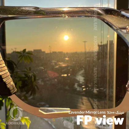 عینک 100% NOVRIK Lavender Mirror Lens