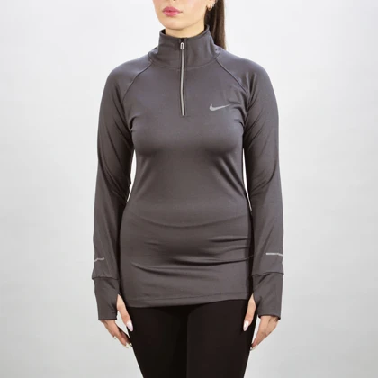 استرج نیم زیپ زنانه نایک مدل SRN-2B1286 طوسی تیره