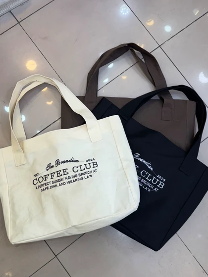 توتبگ کتان دخترانه کافی