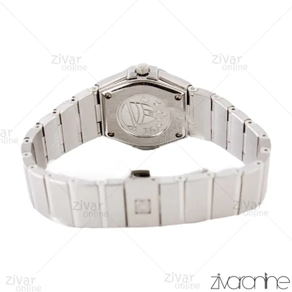 ساعت امگا کانسلیشن زنانه تمام نقره ای ایندکس خطی 103280