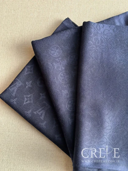 شال کشمیر سرمه ای