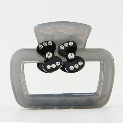 کلیپس زنانه مدل مکعبی نگین‌دار