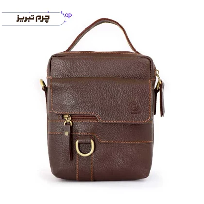 کیف دوشی چرم مدل جیب BRJ30