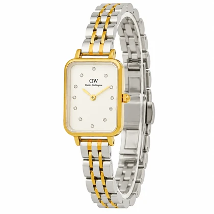 ساعت زنانه دنیل ولینگتون مستطیلی ایندکس نگین مدل DW-8926-L