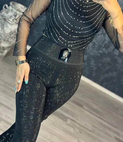 شلوار فول نگین