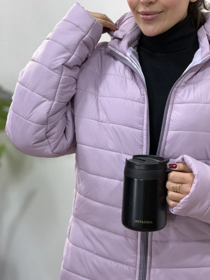 کاپشن زنانه کلاهدار الهه