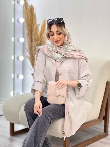 مانتو شومیزی دو جیب