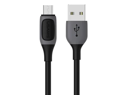 کابل شارژ سریع یو اس بی به میکرو یو اس بی یک متری یوسامز USAMS US-SJ597 Micro Charging &amp; Data Cable
