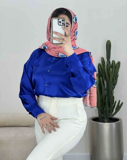 شومیز ساتن (73) کد3179