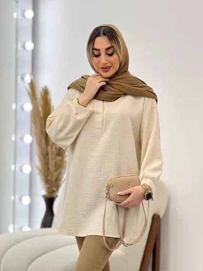 مانتو جلو بسته یقه دیپلمات