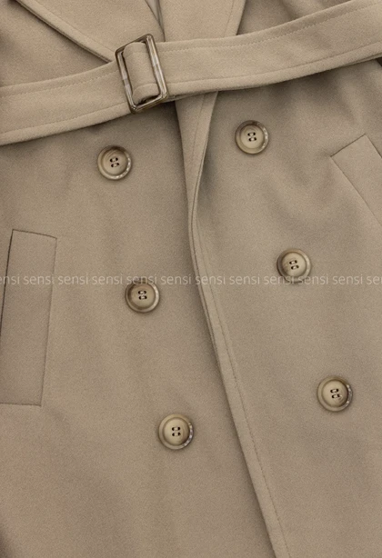 پالتو فوتر 6دکمه آستر دار کد1005028