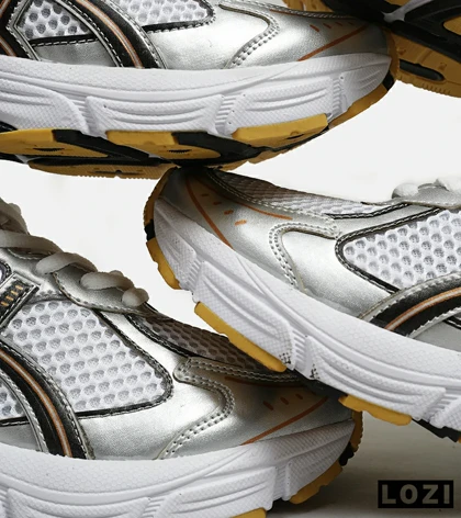 کفش کتانی مردانه سفید طلایی ASICS GT-2160