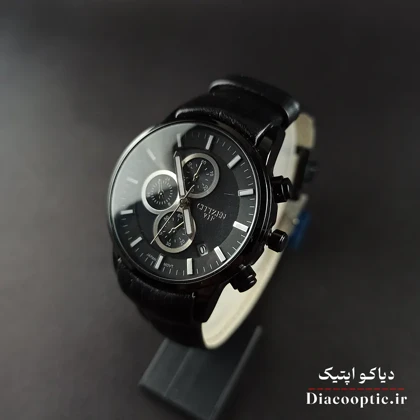 ساعت مچی زنانه موتور ژاپن برند سیتیزن مدل DO1216 بند چرمی