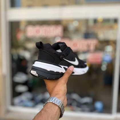 کتانی نایک V2K مشکی سفید کد 6195