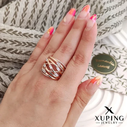 انگشتر زنانه پورتو باگت طرح خاص ژوپینگ Xuping