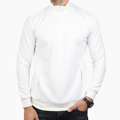 بلوز نیم زیپ جیب‌دار SCISSORS مدل 15101055