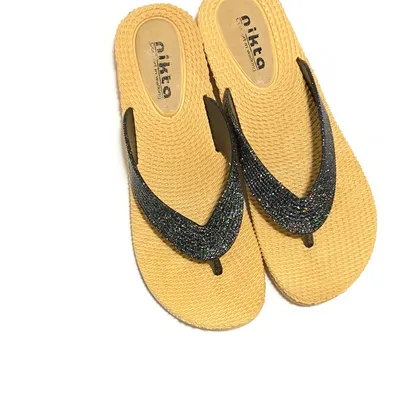 دمپایی لاانگشتی زنانه نیکتا مدل 12A کد RS-BK-132