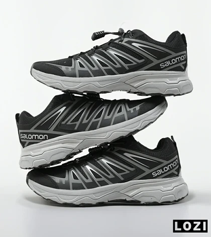 کفش کتانی بزرگ پا مشکی طوسی Salomon X ULTRA