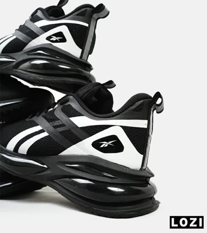 کفش کتانی مردانه و زنانه مشکی سفید Reebok مدل 4537