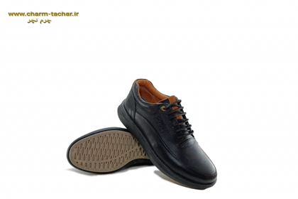 کفش طبی مردانه چرم طبیعی کلارک بندی کد si101