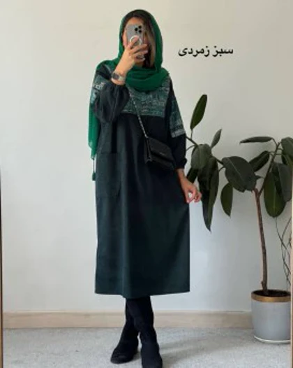 پیراهن مانتویی پاییزه بهنیا