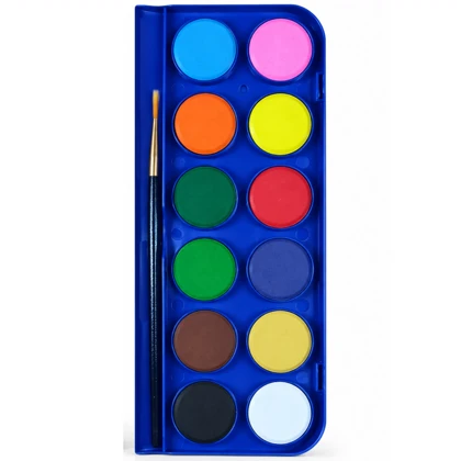 آبرنگ 12 رنگ پیکاسو Picasso مدل WT-1012 با قلمو