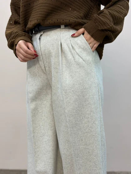 شلوار بگ فوتر پلین