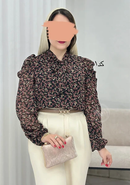 شومیز حریر شارلوت