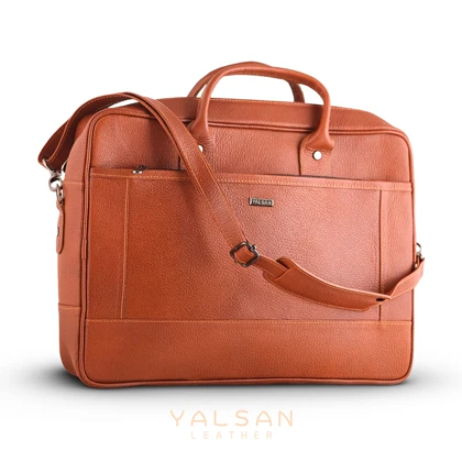 کیف اداری مردانه چرم یلسان مدل نکو کد013-BF