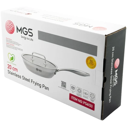 تابه تک دسته استیل سایز 20 کد PS6133