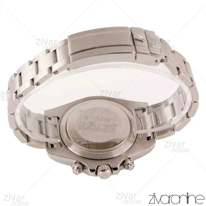 ساعت رولکس دیتونا مردانه سه موتوره نقره ای صفحه سفید 102610