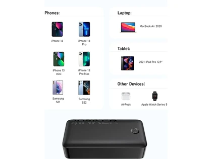 پاوربانک 40000 میلی آمپر ساعت 30 واتی انکر Anker 347 Power Bank (PowerCore 40K) 30W PD A1377H11