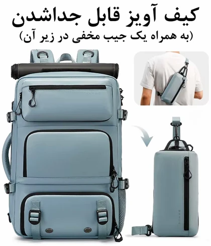 کیف و کوله پشتی مسافرتی ضد آب اورجینال بنج BANGE 1810
